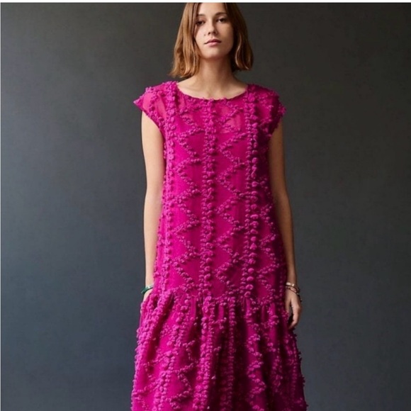 Anthropologie Dresses & Skirts - Anthropologie Blythe Textured Midi Dress size small